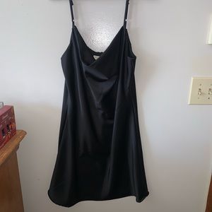 Black Slip dress